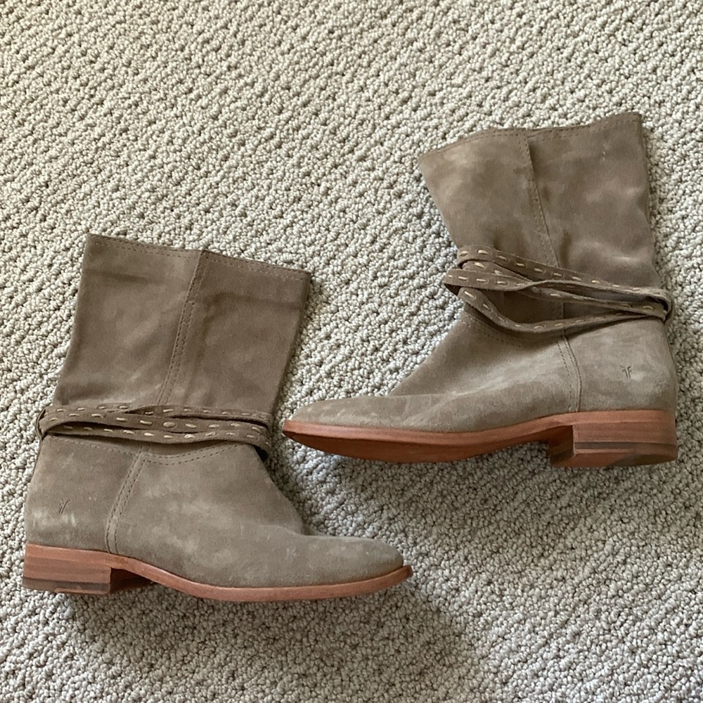 Frye suede boots